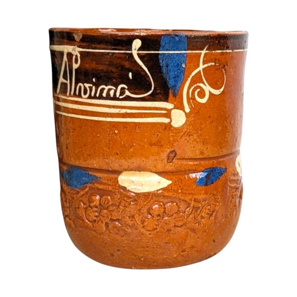 Handmade Pottery Mug: Rustic Southwestern Decor, 4 Inches Tall - Picture 6 of 8